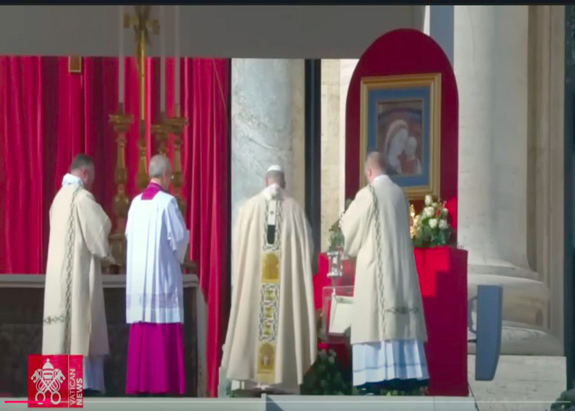 Santa Misa con Canonización 19 de octubre 2025 Papa León XIV