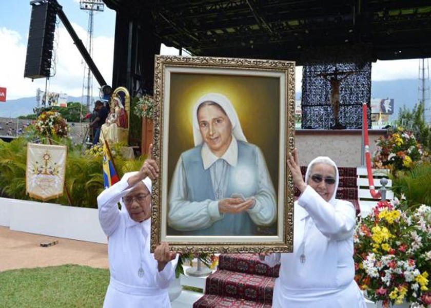 Ceremonia de Beatificacion Madre Carmen Rendiles
